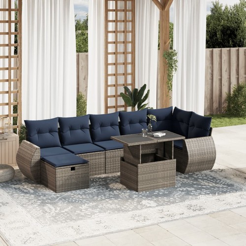 Salon jardin avec coussins - salon,