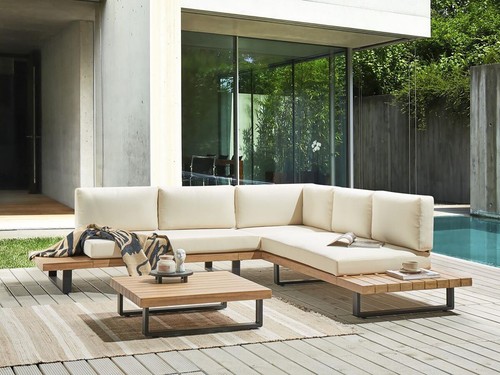 Designer bois massif salon - bois,