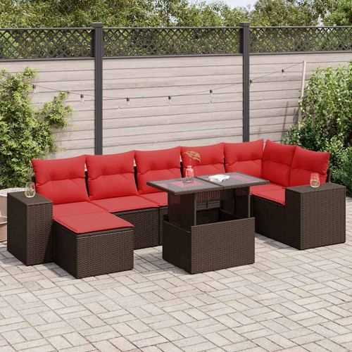 Salon jardin avec coussins - salon,