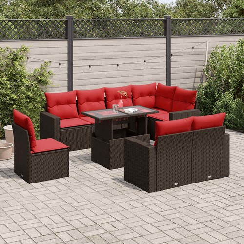 Salon jardin avec - jardin, coussins