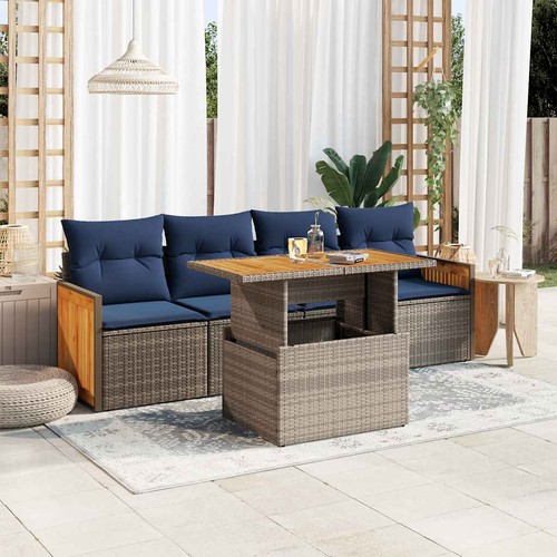 Salon jardin avec coussins - salon,